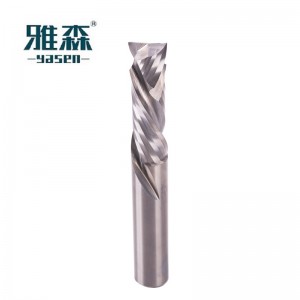 End Mills Compression Router Bit with teeth -up and down cut Tools Cutters woodworking Router YASEN Wood Cutting