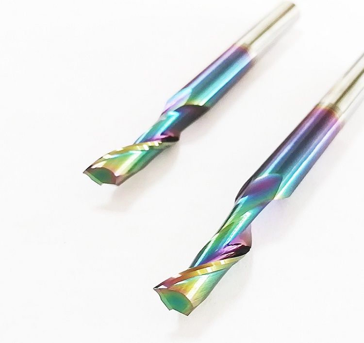 CNC End Mill Carbide Single Flute Spiral Cutter for Aluminum YASEN