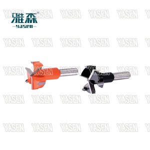 3 flutes solid Carbide hinge boring drill Bits for woodworking YASEN  high quality