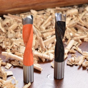 KJ2 CNC tungsten Carbide head blind-hole dowel drills