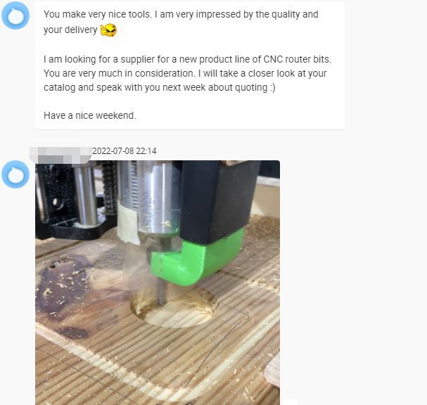 Good feedback from customers