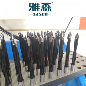 tungsten carbide drill  bit ZY-V for woodworking YASEN professional carpenter tool