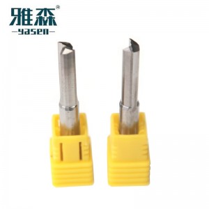 straight End Mill Cutting Tools CNC Custom Router Bits Cutter Tungsten Carbide for Wood YASEN2 Flute