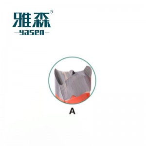 KJ2 CNC tungsten Carbide head blind-hole dowel drills